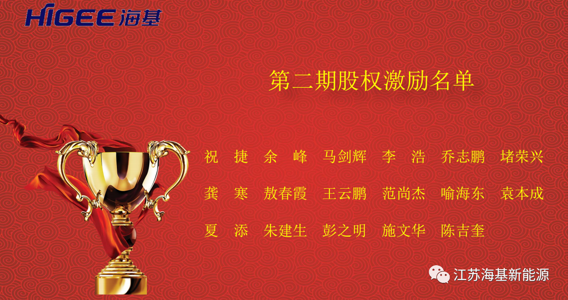 第二期股權激勵簽約